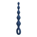 MR PLAY - PERLE ANAL IN SILICONE BLU E PLUG ANAL 20,4 CM